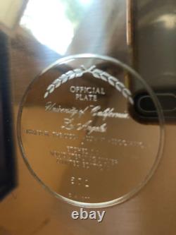 1977 Franklin Mint UCLA Bruins Royce Hall sterling silver plate Ltd #571 vintage