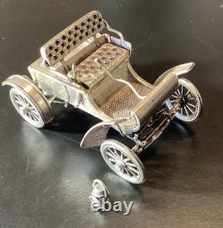1977 Franklin mint 1904 Oldsmobile Model Car 2.3oz Sterling Silver