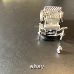 1977 Franklin mint 1904 Oldsmobile Model Car 2.3oz Sterling Silver