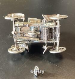 1977 Franklin mint 1904 Oldsmobile Model Car 2.3oz Sterling Silver