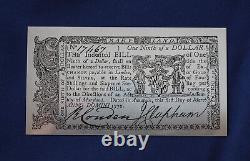 1977 Maryland One Ninth Dollar 1770 Sterling Silver Note Franklin Mint E3468