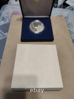 1977 Republic of Panama 20 Balboa Sterling Silver Coin Proof Franklin Mint