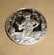 1977 Sculptors Studio Puppet Masters Gift. 925 Sterling Silver Medal Round Proof