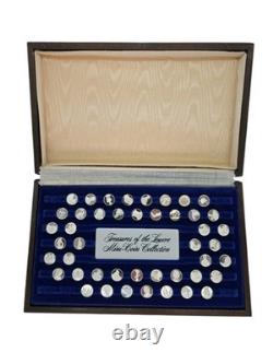1977 Sterling Silver Franklin Mint Treasures Of The Louvre Mini Coin Collection