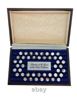 1977 Sterling Silver Franklin Mint Treasures Of The Louvre Mini Coin Collection