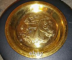 1977 The First Franklin Mint Annual Plate Gold Electroplate on Sterling Silver