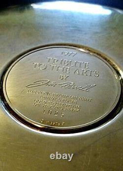 1977 The First Franklin Mint Annual Plate Gold Electroplate on Sterling Silver