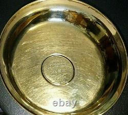 1977 The First Franklin Mint Annual Plate Gold Electroplate on Sterling Silver