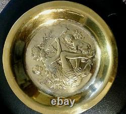 1977 The First Franklin Mint Annual Plate Gold Electroplate on Sterling Silver