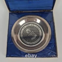 1977 The Franklin Mint 13th Anniversary of USA Air Force Silver Plate (Sealed)