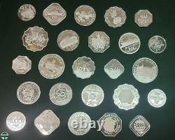 1978 25-piece Set Of Official Gaming Coins Of World's Greatest Casinos