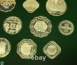 1978 25-piece Set Of Official Gaming Coins Of World's Greatest Casinos