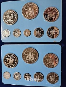 1978 Franklin Mint Belize Coinage Sterling Silver &Regular Proof Sets 16 Coins