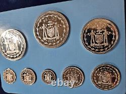 1978 Franklin Mint Belize Coinage Sterling Silver &Regular Proof Sets 16 Coins