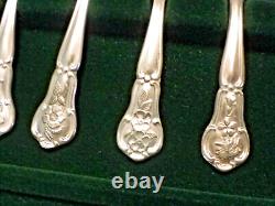 1978 Franklin Mint Limited Edition State Flower Spoon Set 50 Sterling Silver