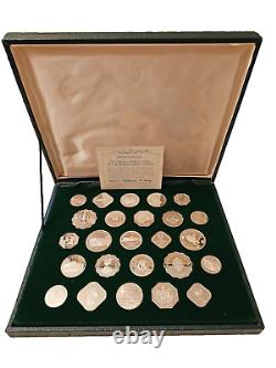 1978 Franklin Mint Official Gaming Coins Of World Great Casinos 25 Silver Coins