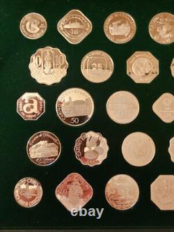 1978 Franklin Mint Official Gaming Coins Of World Great Casinos 25 Silver Coins