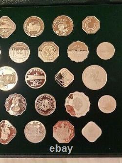 1978 Franklin Mint Official Gaming Coins Of World Great Casinos 25 Silver Coins