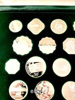 1978 Franklin Mint Official Gaming Coins of the World's Great Casinos, 25 Coins
