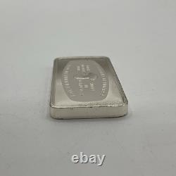 1978 Franklin Mint Waiting For Santa 500 Grains Sterling Silver Ingnot Bar
