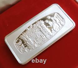 1978 Franklin Mint Waiting for Santa Ingot, Solid Sterling Silver 2.29oz