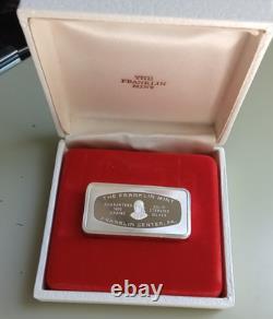 1978 Franklin Mint Waiting for Santa Ingot, Solid Sterling Silver 2.29oz