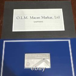 1978 OLM Macan Markar Ltd Colombo Sri-Lanka Franklin Mint Sterling Silver Bar 1978 OLM Macan Markar Ltd Colombo Sri-Lanka Franklin Mint Sterling Silver Bar