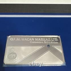 1978 OLM Macan Markar Ltd Colombo Sri-Lanka Franklin Mint Sterling Silver Bar 1978 OLM Macan Markar Ltd Colombo Sri-Lanka Franklin Mint Sterling Silver Bar