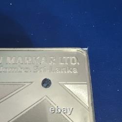 1978 OLM Macan Markar Ltd Colombo Sri-Lanka Franklin Mint Sterling Silver Bar 1978 OLM Macan Markar Ltd Colombo Sri-Lanka Franklin Mint Sterling Silver Bar