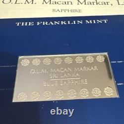 1978 OLM Macan Markar Ltd Colombo Sri-Lanka Franklin Mint Sterling Silver Bar 1978 OLM Macan Markar Ltd Colombo Sri-Lanka Franklin Mint Sterling Silver Bar