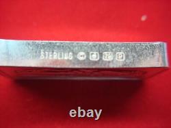 1979 FRANKLIN MINT XMAS INGOT 1000 GRAINS STERLING SILVER PROOF With0B/PAPERS