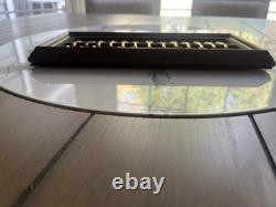 1979 Franklin Mint Apostles Spoons Miniatures 24 K Gold On Sterling Silver Rare