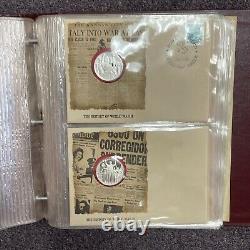 1979 Franklin Mint the History Of World War 2 Proof Set Sterling Silver 50 Coins