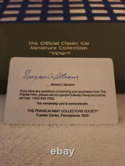 1980 Franklin Mint Official Classic Car Collection in Solid Sterling Silver. 925