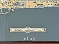 1980 Franklin Mint Versailles Pistolet 24K Gold on Sterling Silver Silhouette