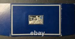 1980? USA, Lake Placid Olympics, Sterling Silver Stamp