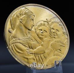 1981 Franklin Mint Madonna della Tenda Raphael 1oz Sterling Silver round C5633