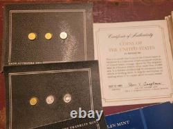1981 Franklin Mint Miniature Coins -Coins of the U. S. COMPLETE 146 coins