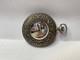 1982 Franklin Mint Huntsman Pocket Watch Swiss Hunting Scene Sterling Silver 925
