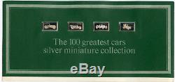 1982 Sterling Silver 100 greatest stamps of the world boxed set Franklin Mint
