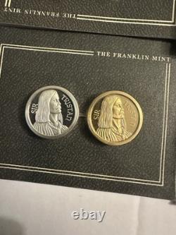 1983-1988 Franklin mint Gaming Tokens Sterling Silver and GEP 7 Sets in total