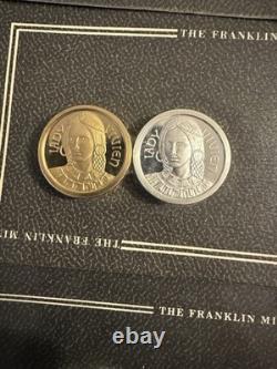 1983-1988 Franklin mint Gaming Tokens Sterling Silver and GEP 7 Sets in total