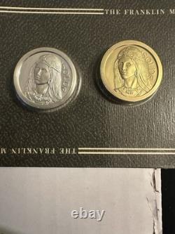 1983-1988 Franklin mint Gaming Tokens Sterling Silver and GEP 7 Sets in total