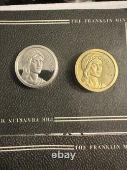 1983-1988 Franklin mint Gaming Tokens Sterling Silver and GEP 7 Sets in total