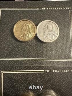 1983-1988 Franklin mint Gaming Tokens Sterling Silver and GEP 7 Sets in total