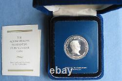 1986 Philippines 25 Piso Aquino-Reagan Presidential Sterling Silver Coin Proof