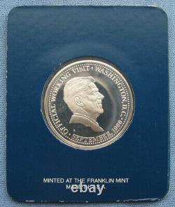 1986 Philippines 25 Piso Aquino-Reagan Presidential Sterling Silver Coin Proof