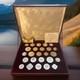 1988 Franklin Mint Silver Gaming Coins Of The World's Great Casinos Red Set 17oz