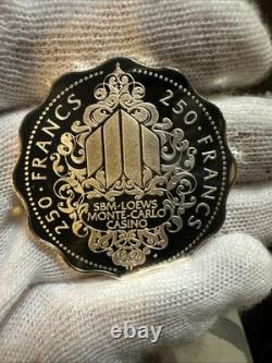 1988 Franklin Mint Silver Gaming Coins of the World's Great Casinos Red Set 17oz