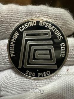 1988 Franklin Mint Silver Gaming Coins of the World's Great Casinos Red Set 17oz